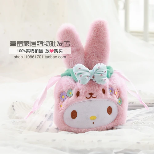 Медведь Даффи Stellalou Sanrio, Hello Kitty с рисунками из мультфильма «My Melody Cinnamoroll персонажи Little Twin Stars косметичка рисовать Органайзер с карманами, который крепится на сумки-косметички - Цвет: 6
