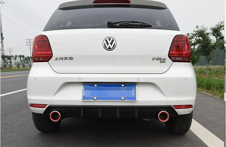 Диффузор для заднего бампера POLO ABS защитные бамперы CTS 2011-2016 Volkswagen комплект