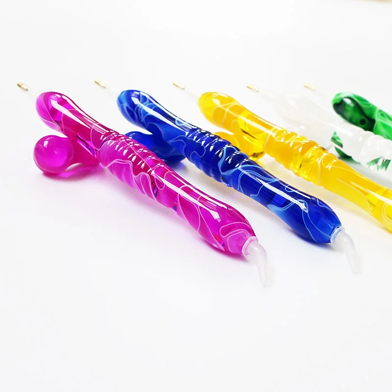 Алмазная 5D ручка с 6 насадками Набор для вышивки крестиком из кристаллов и смолы