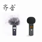 Уличный пушистый чехол для муфта для лобового стекла с микрофоном и фильтрующий микрофон из пеноматериала, ветрозащитный чехол для Zoom H1 H1N 95AF