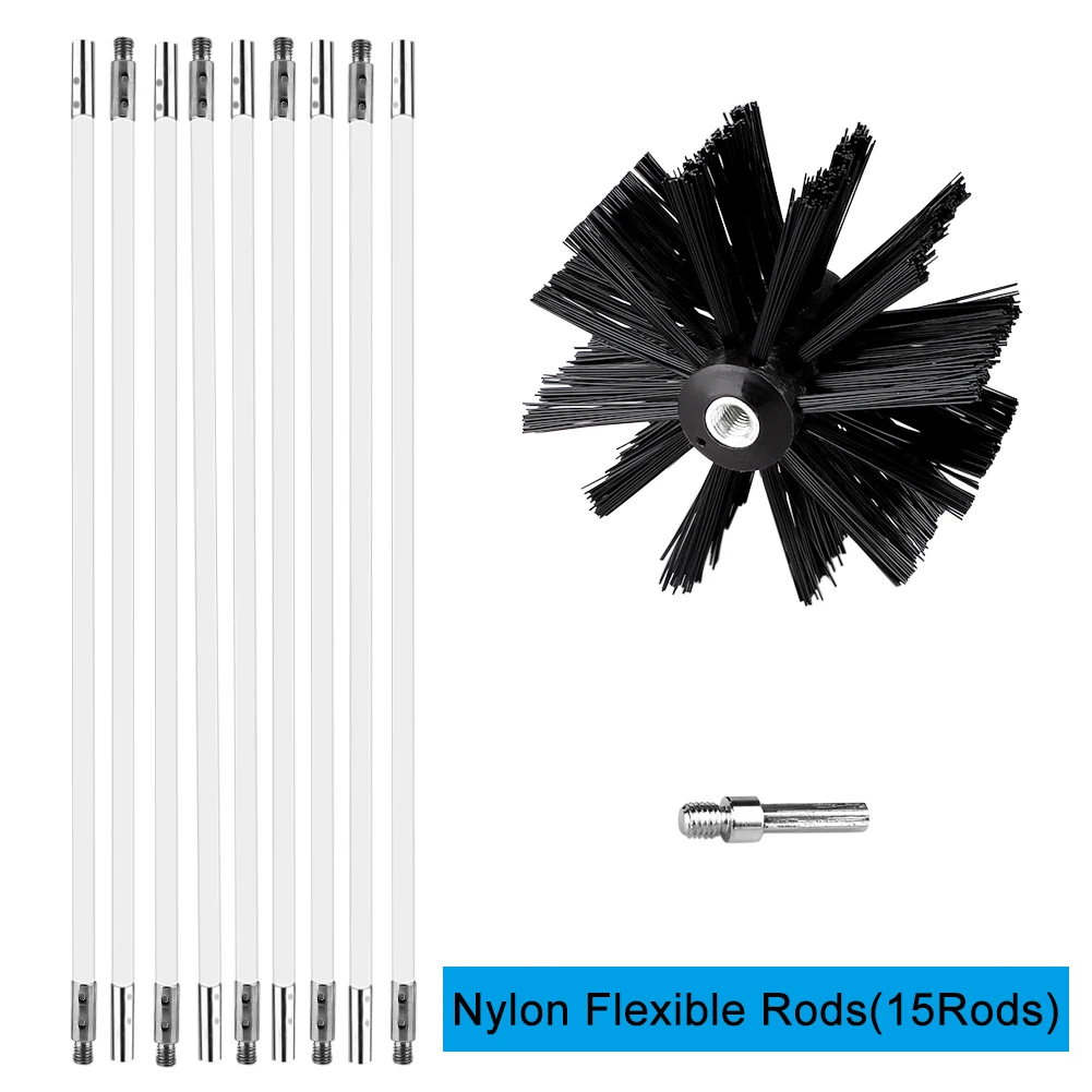 Профессиональные нейлоновые щетки дымохода котла сушилка трубопровода чистящие