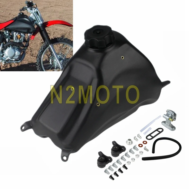 1 шт. черный внедорожный эндуро Мотокросс газ бензин топливный бак w/крышка бака