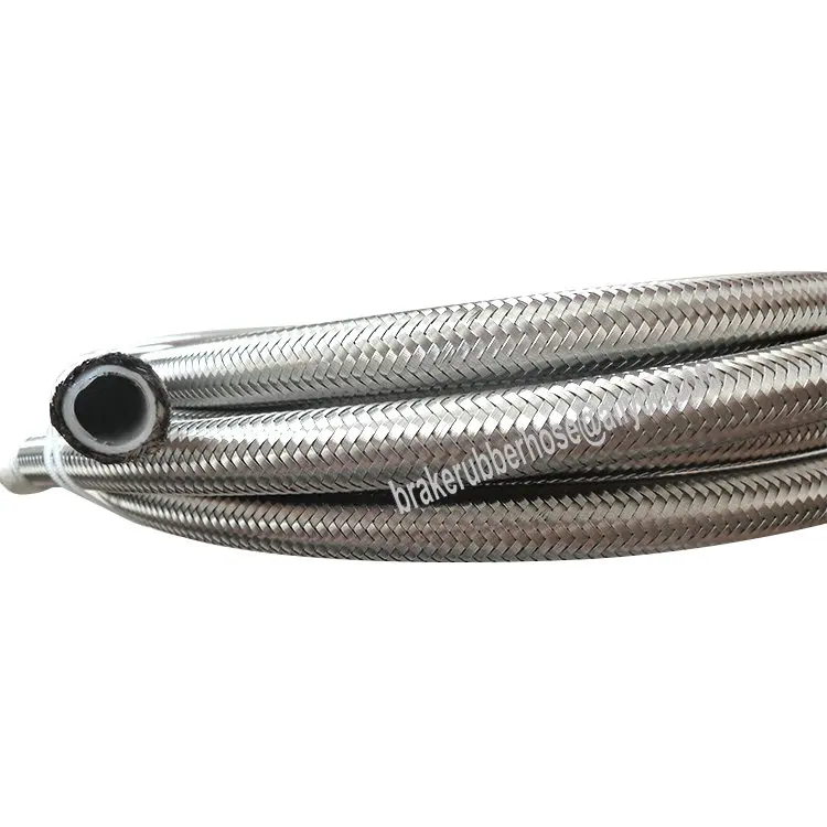 AN8 8AN 08 AN 8 STAINLESS STEEL BRAIDED PTFE HOSE OIL FUEL BRAKE LINE E85 1 м|Шланги и зажимы| |
