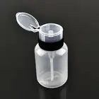 Пустой пластиковый пресс-насос, бутылка для снятия лака с ногтей, контейнер для спиртовой жидкости, УФ-гель для дизайна ногтей, 1 шт.