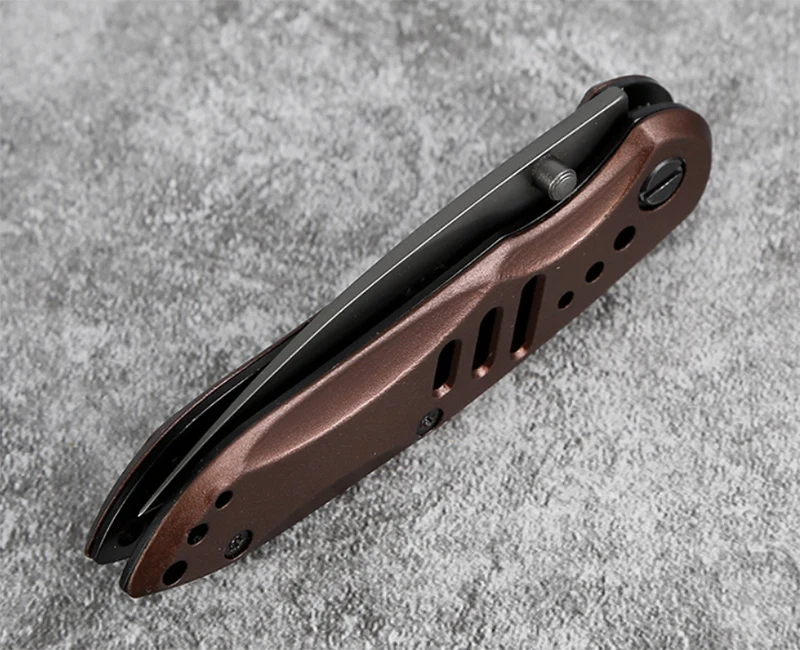 Мини Складной нож острый 3CR13 стальной маленький карманный с алюминиевой ручкой