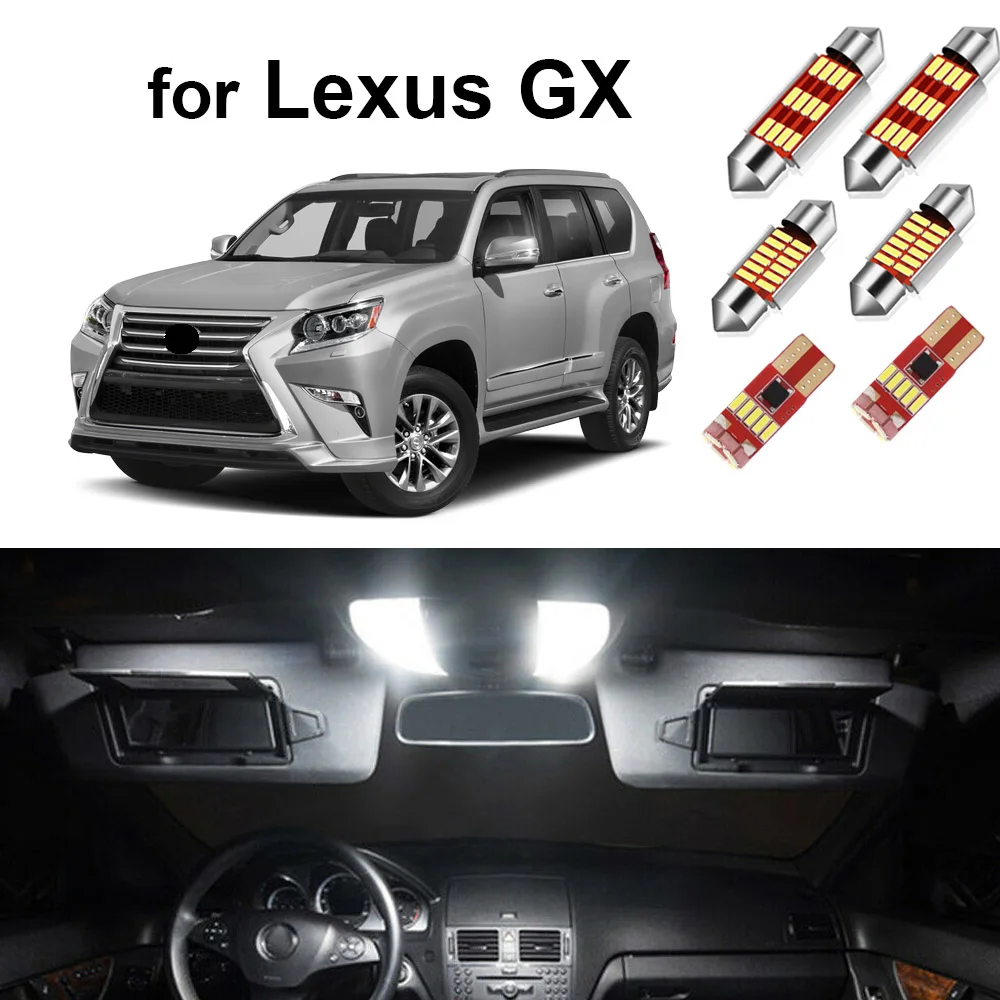 

Canbus Car Led Interior Light Kit For Lexus GX GX460 GX470 2003-2015 2016 2017 2018 2019 Led Bulb Canbus No Error