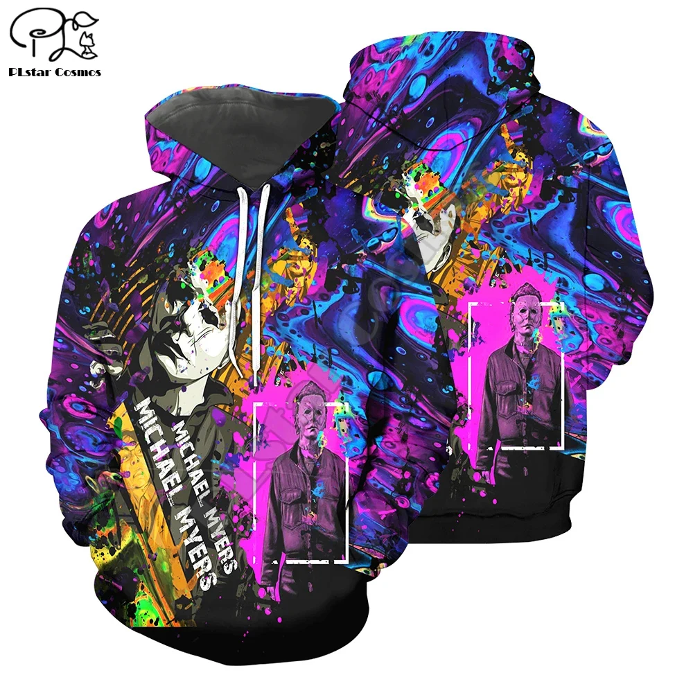 

Забавная куртка унисекс PLstar Cosmos, с принтом на Хэллоуин, день всех святых, тыква, ведьма, Харадзюку, на молнии, толстовка, кофта d6