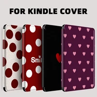 polka dot love smile protective cover for kindle papwe white 4 2018 pq94wif case as birthday present case for kindle 2019 j9g29r