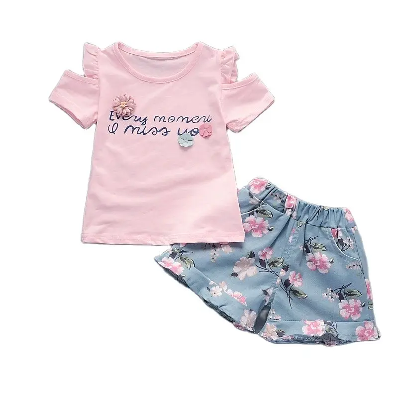 Комплекты одежды для маленьких девочек новинка 2020 летняя одежда новорожденных
