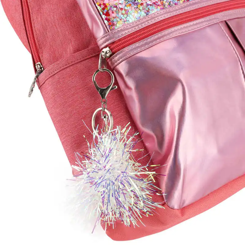 Детская школьная сумка модный портативный рюкзак с блестками милый школьный для