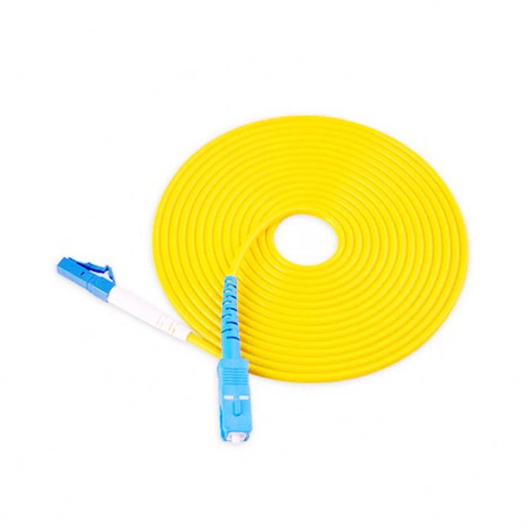 10 Pcs Sc Upc To LC Upc Simplex 2.0mm Pvc Single Mode Fiber Patch Cable Fibra Optica Jumper Fiber Patch Cord Ftth