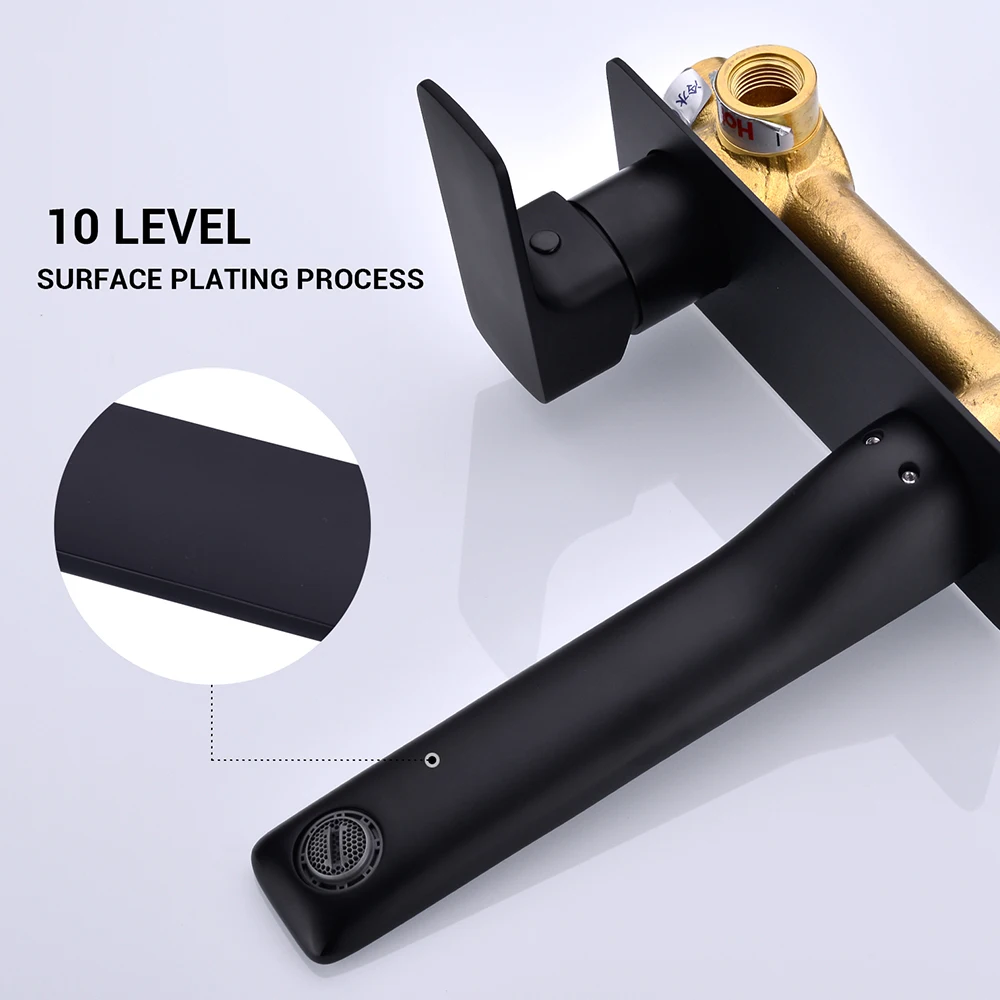 AODEYI латунный настенный кран для раковины с одной ручкой смеситель ванной комнаты