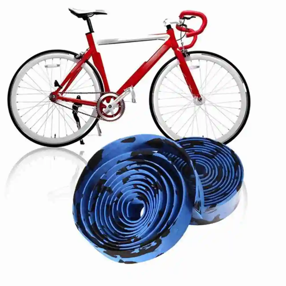 

1 Pair Of Bicycle Handlebars With Non-slip, Sweat-absorbent Bike Mountain Tape And Accessories Riding Shock-absorbing M7D6