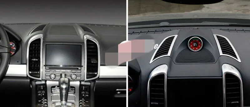

Dashoboard Middle AC Air Condition Outlet Cover Trim 2pcs For Porsche Cayenne 2011-2016