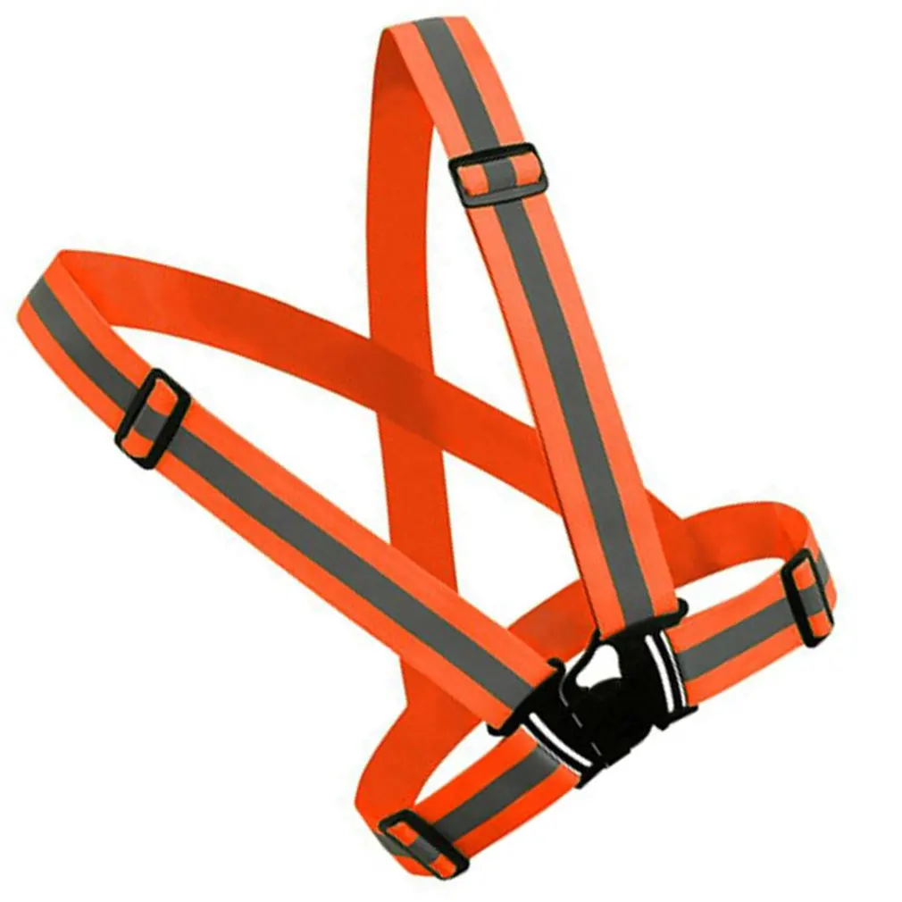

Reflective Straps Night Running Reflective Clothing Reflective Vest Adjustable Safety Vest Reflective Elastic Band dropshipping