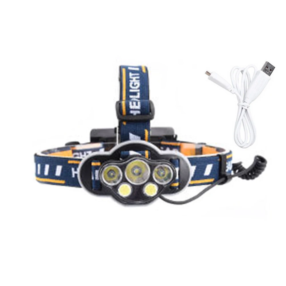

T6 XPE COB LED Night Fishing Headlamp Outdoor USB Charging Working Headlights Led Head Lamp Flashlight Torch Headlight