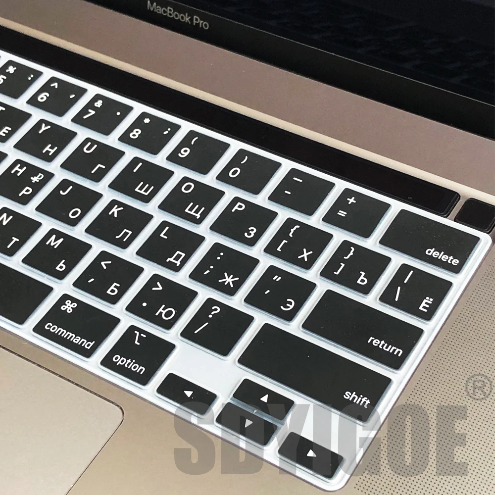 Защитный силиконовый чехол для клавиатуры MacBook Pro 13/15/16 дюйма M1 A2338A1706A2159 Air13 &quot