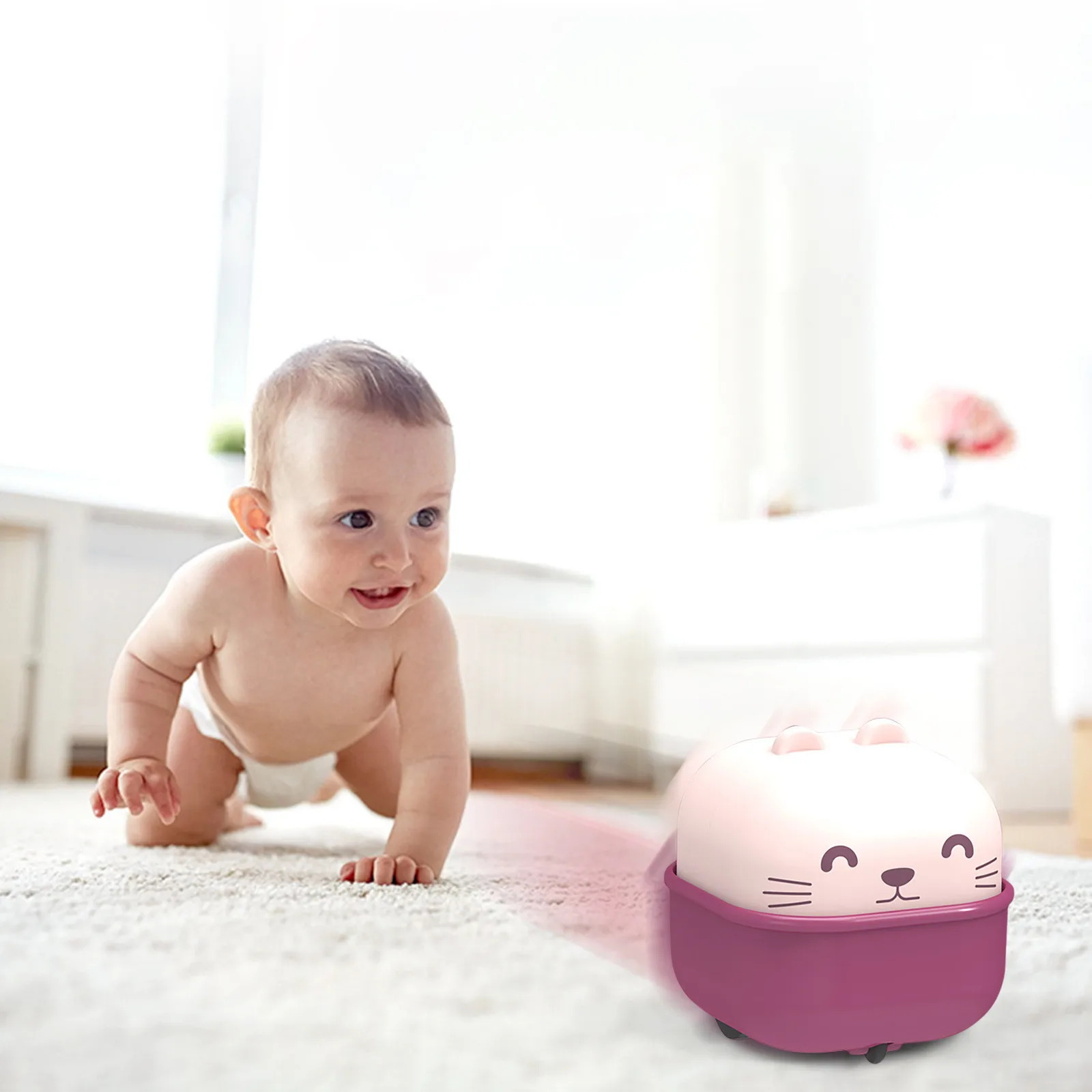 Kawaii Веселая кошка пресс Go игрушечные транспортные средства фрикционный