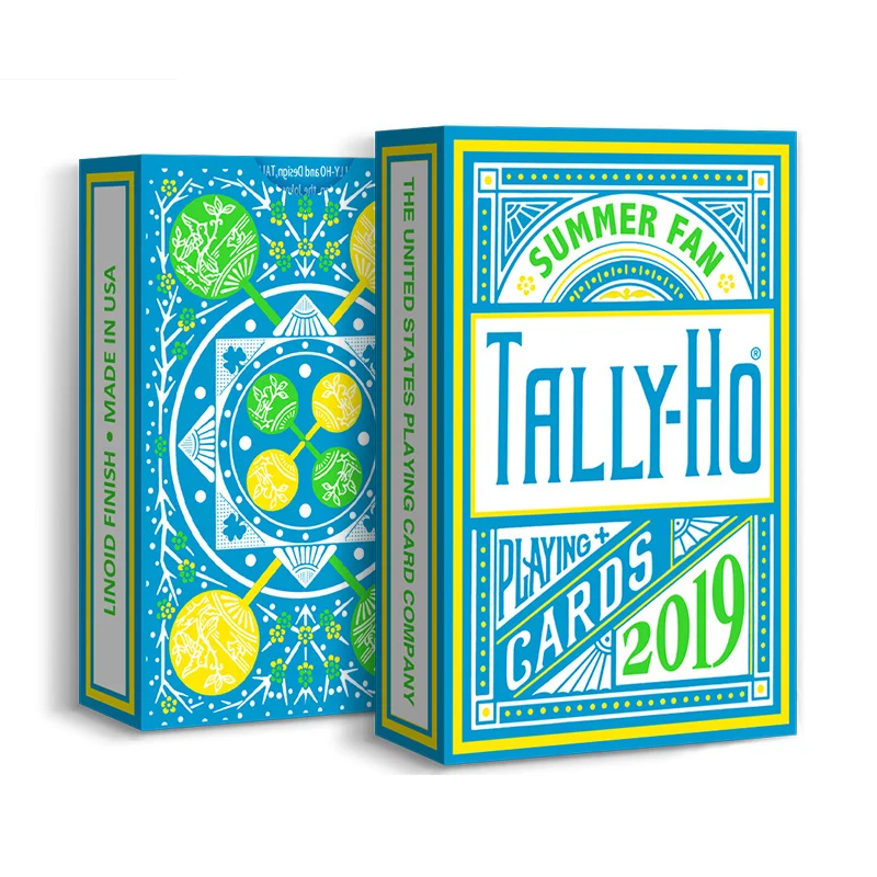 1 колода Tally ho 2019 летние игральные карты для фанатов Cardistry всадника задняя карта