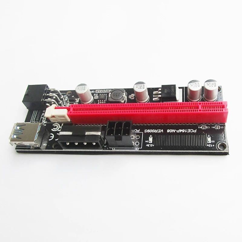 6 шт VER009S USB 3 0 PCI E Экспресс 1X 4X 8X 16X расширитель Riser карта адаптера SATA 15Pin до Pin