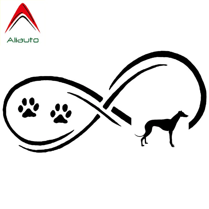 Модные автомобильные наклейки Aliauto с изображением вечности собачьей лапы