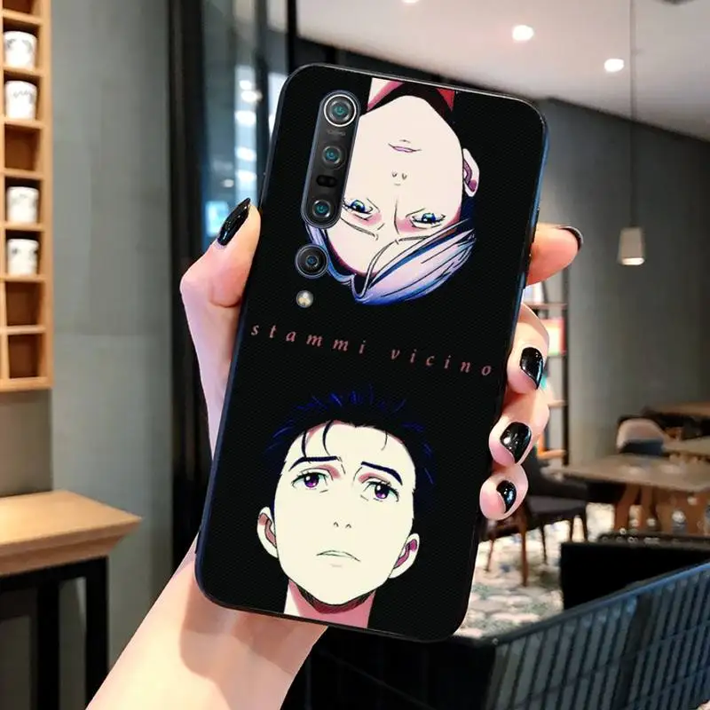 

Yuri on ice history maker Phone Case Black Cover For Xiaomi 6X 8 8Lite 9T 10 10Lite Note 8 8T 9Pro 9Promax Cases