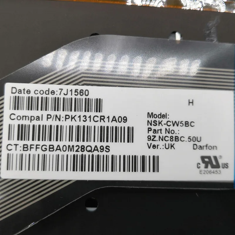 Новая английская клавиатура для HP Pavilion 15-ab 15-ak 15-bc 17-ab 15-ab000 15-AE 15-AH 15-AU с серебристой