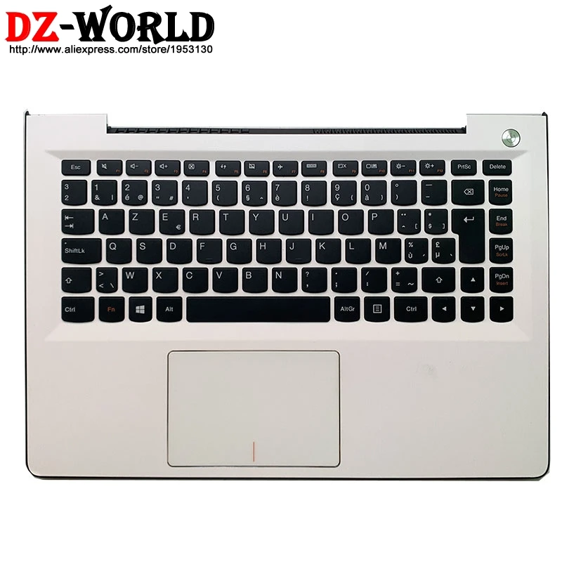 

New Palmrest Upper Case With Belgium Backlit Keyboard Touchpad for Lenovo U31-70 Ideapad 500S-13ISK Laptop C Cover 5CB0J30952