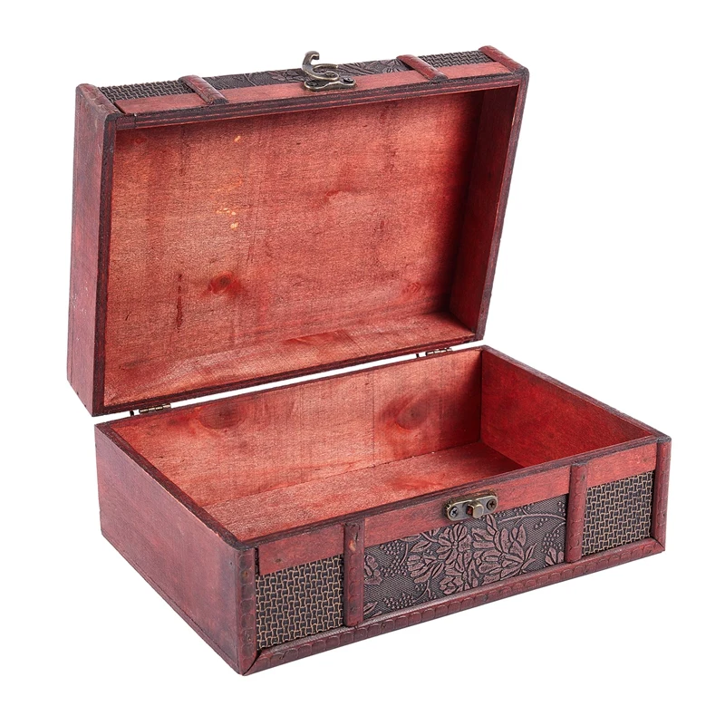 Treasure Box 9 0 дюймов винограда маленький багажник коробка для хранения ювелирных