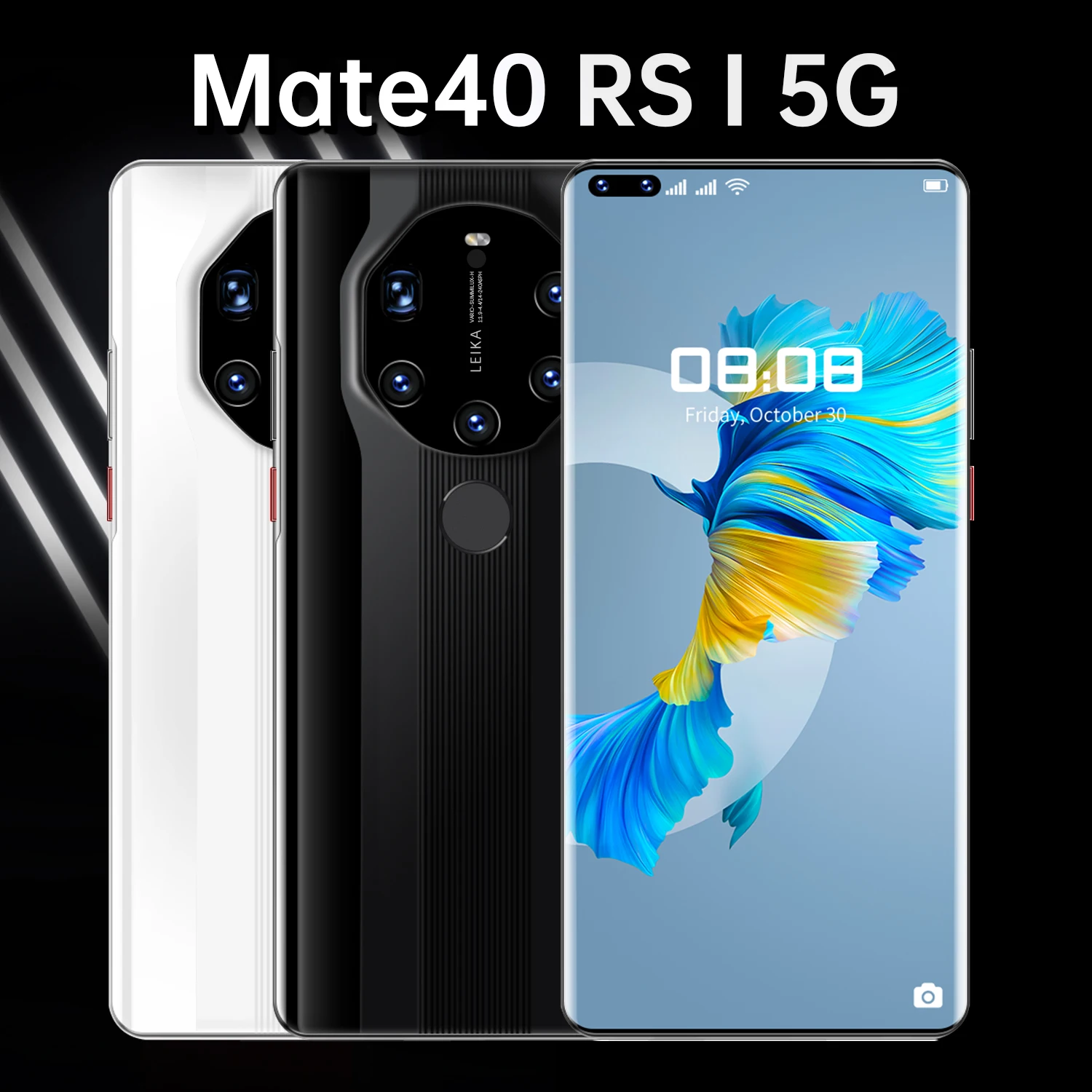 

Mobile Phone 16GB 512GB 7.3 Inch Full Screen Global Version HUAWE Mate40 RS Smartphone Deca Core 6800mAh 4G LTE 5G Network