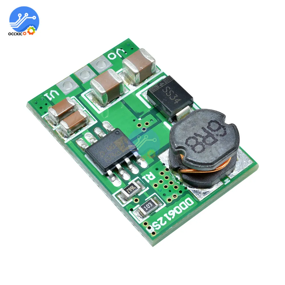 3.5A DC-DC Повышающий Модуль преобразователя Напряжения 3V 3,3 V 3,7 V до 5V 6V 9V 12V для зарядки аккумулятора 18650 BMS