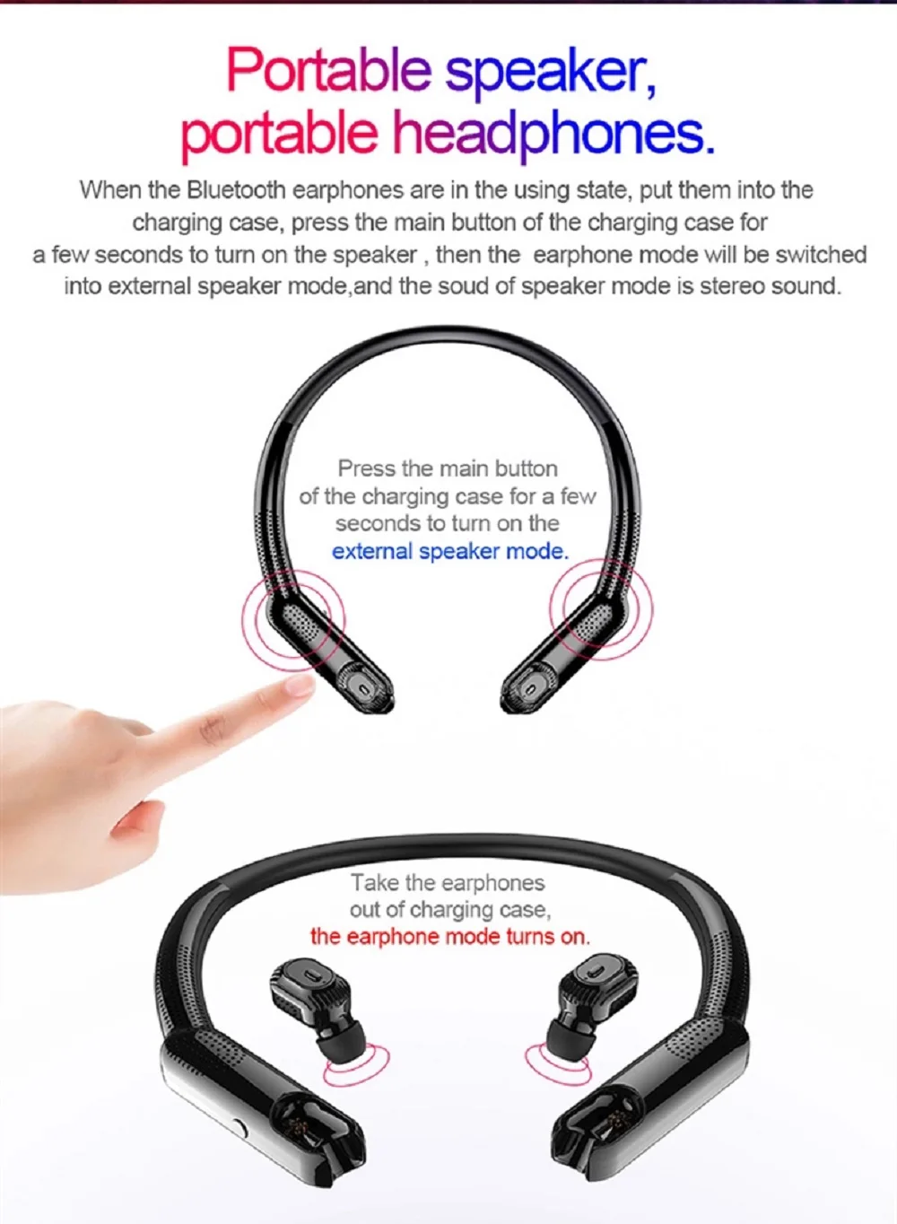 XG10 TWS Bluetooth наушники HD стерео беспроводные наушники портативные шеи радио шумоподавление HIFI игровая Спортивная гарнитура наушники