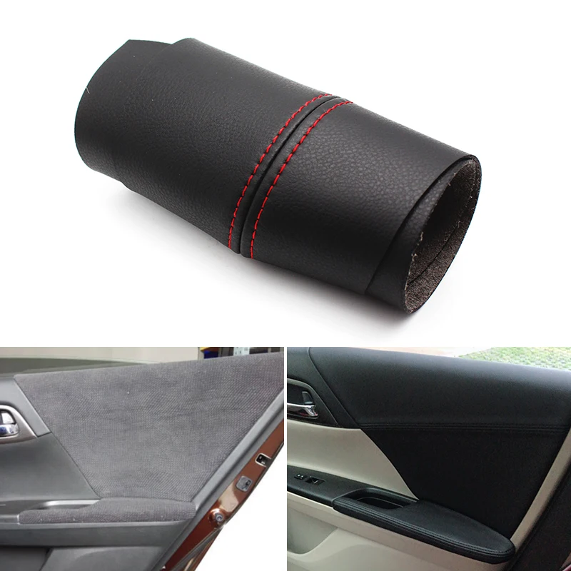 Microfiber Leather Interior Door Handle Armrest Panel Covers Protector Trim For Honda Accord 9th Gen 2014 2015 2016 | Автомобили и