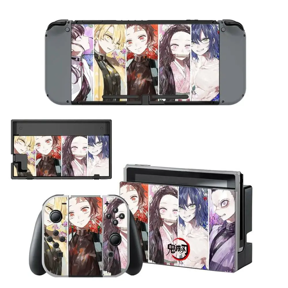 Demon Slayer: Kimetsu no Yaiba Nintendo Switch стикер для кожи наклейки s контроллера Joy Con|Наклейки| |