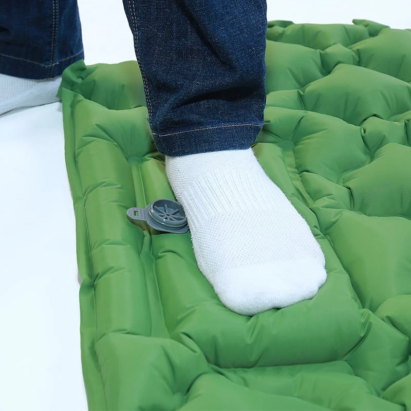 melhor Almofada De Dormir Para Com Almofada De Ar E Bomba Embutida Ultraleve Inflável Acampamento Dormir Esteira Para Mochila Viajar Caminhadas