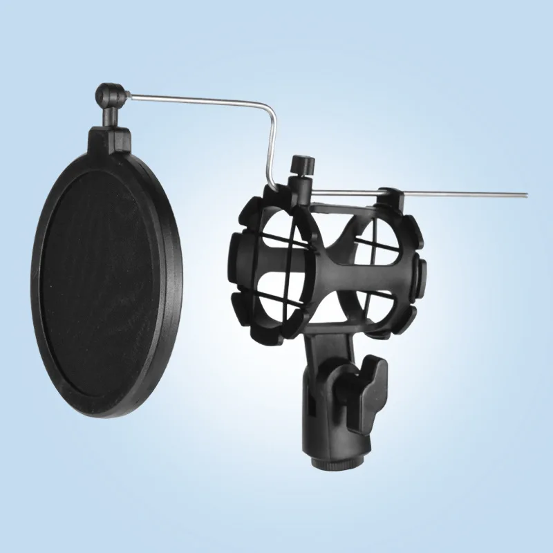 

NB04 Bearable Handheld Condenser Microphone Shock Mount Clip Mic Holder Stand