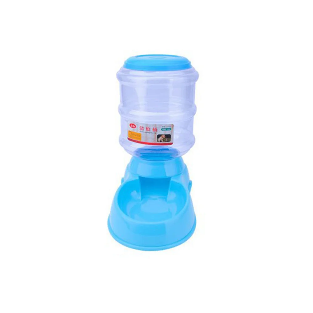 

Pet Cat Automatic Feeding Device Pet Food Bowl Water Bowl Drinking Water Basin 3.5L (Blue)