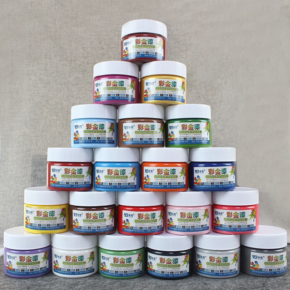 Краска на водной основе металлический лак деревянный акриловая краска для