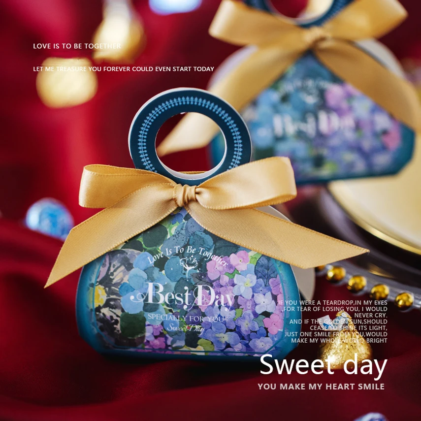 Коробка для конфет с нильским садом Свадебная коробка украшений Подарочный