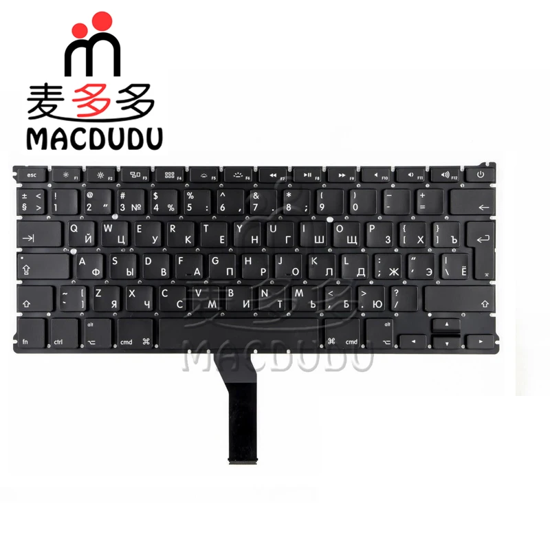 Новая русская клавиатура A1369 A1466 RU для 13 дюймового Macbook Air MC503 MC504 2011 2012 2013 2014 2015|keyboard