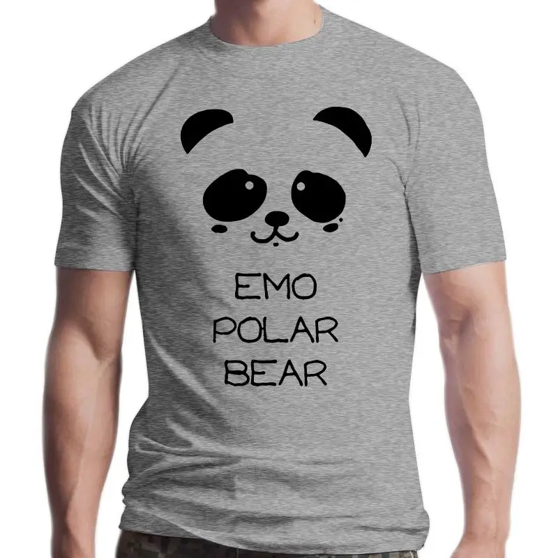 

Новинка, Женская забавная милая девушка в стиле эмо с изображением белого медведя в стиле 90-х с буквенным принтом, модные Графические футбол...
