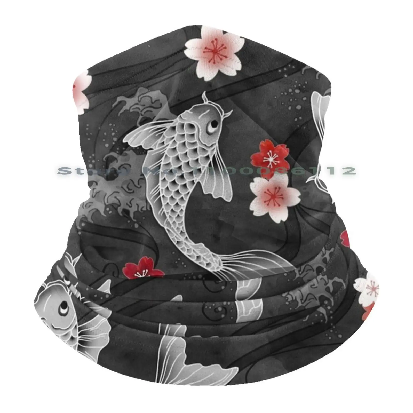 Шапка-бини с цветком сакуры кои вязаная шапка вишни китайская японская азиатская