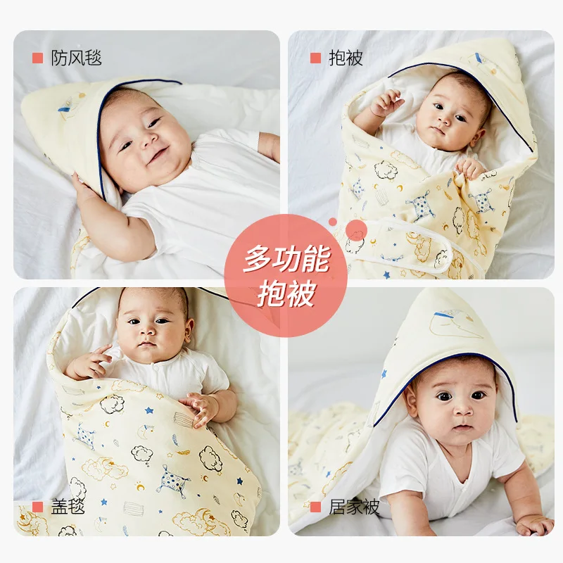 Конверт для пеленки новорожденных 85*85 см Пеленальное Одеяло младенцев зимний