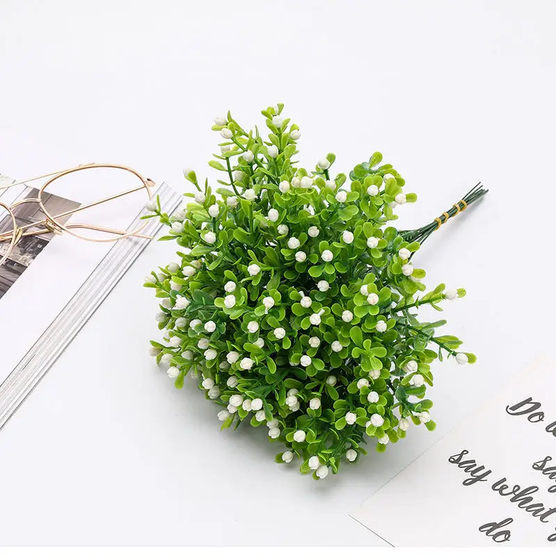 Пластиковая искусственная Цветочная ручка букет Миланского декоративного