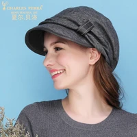 women autumn hats casual fashion trend peaked cap cotton spring autumn anti wind thermal baseball caps 9625
