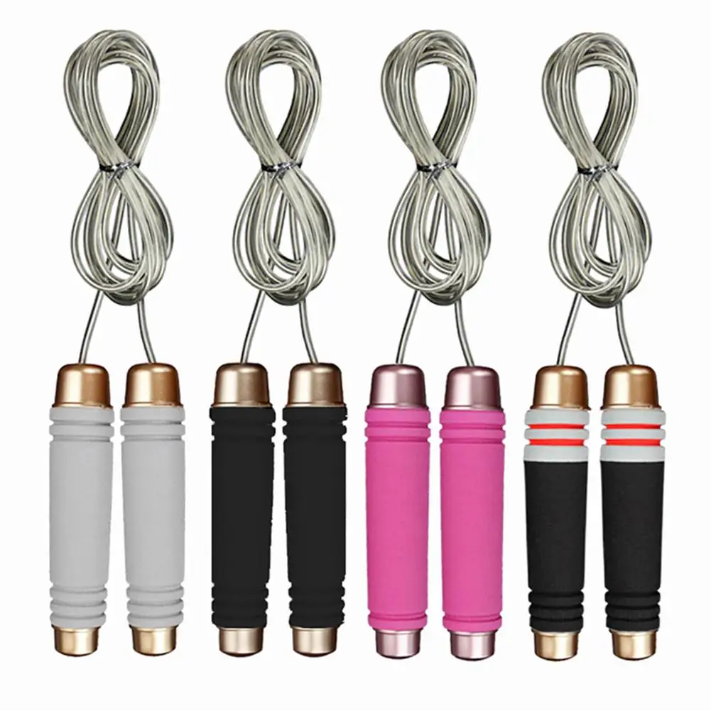 

3M Exercise Skipping Rope With Bearing Load Weight Losing Fitness Training Adjustable Length Speed Steel Wire Jump Ropes Gym