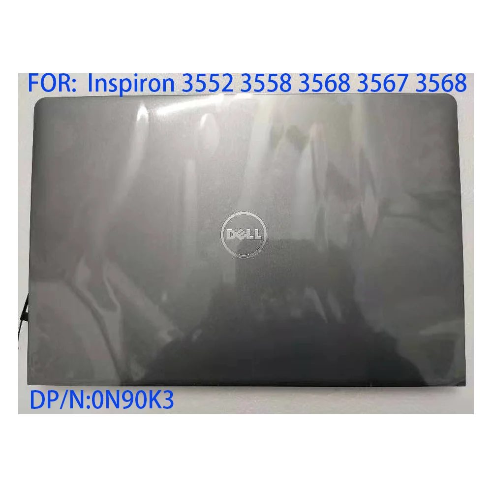 Подходит для ноутбука Dell Inspiron 3552 3558 3568 3567 задняя крышка ЖК дисплея матовая серая
