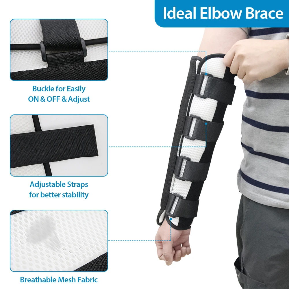 Фиксатор локоть шарнир поддерживающий рычаг бандаж облегчающий боль налокотник