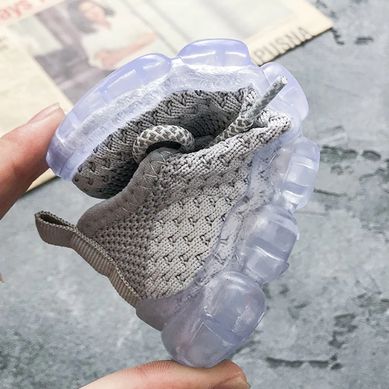 Кроссовки AOGT детские вязаные дышащие мягкие удобные для начинающих ходить