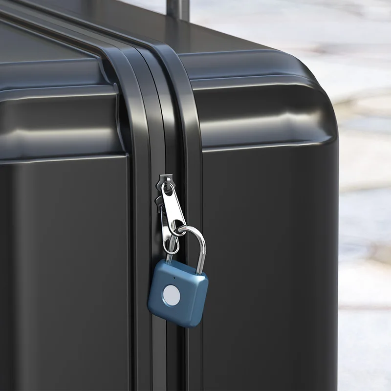

Semiconductor fingerprint lock intelligent padlock household door buckle cabinet lock dormitory electronic lock